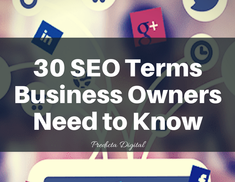 30 SEO Terms Business Owners Need to Know