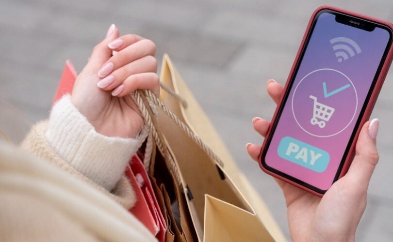 shopping on online ecommerce store