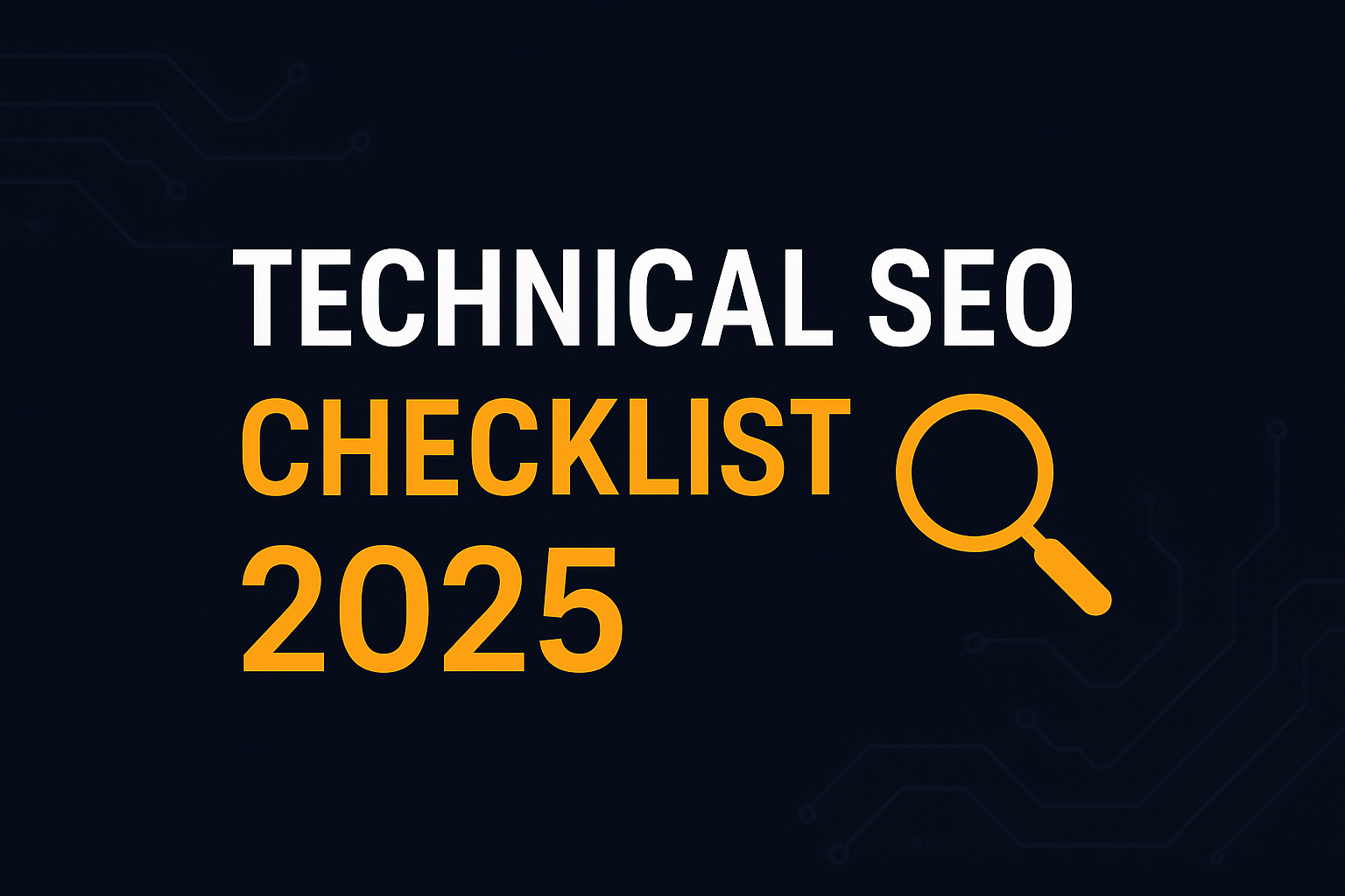 Technical SEO Checklist