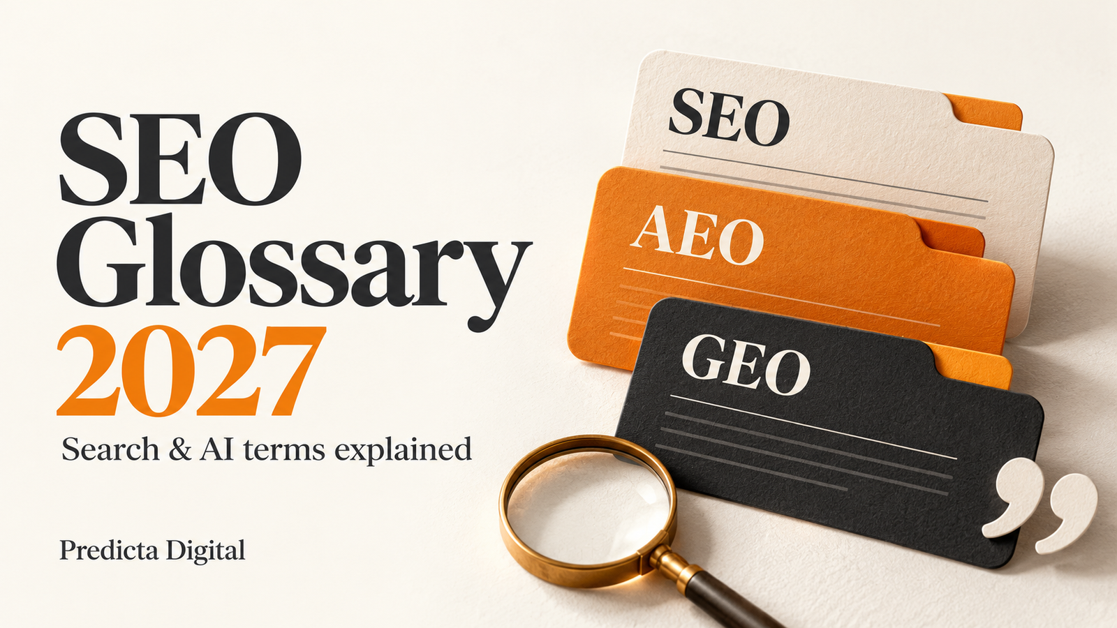 SEO Glossary 2027  Search AI Terms