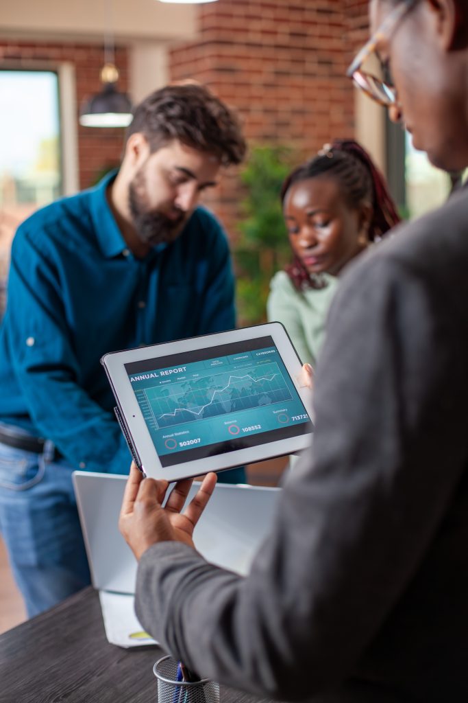 people working at ai seo agency