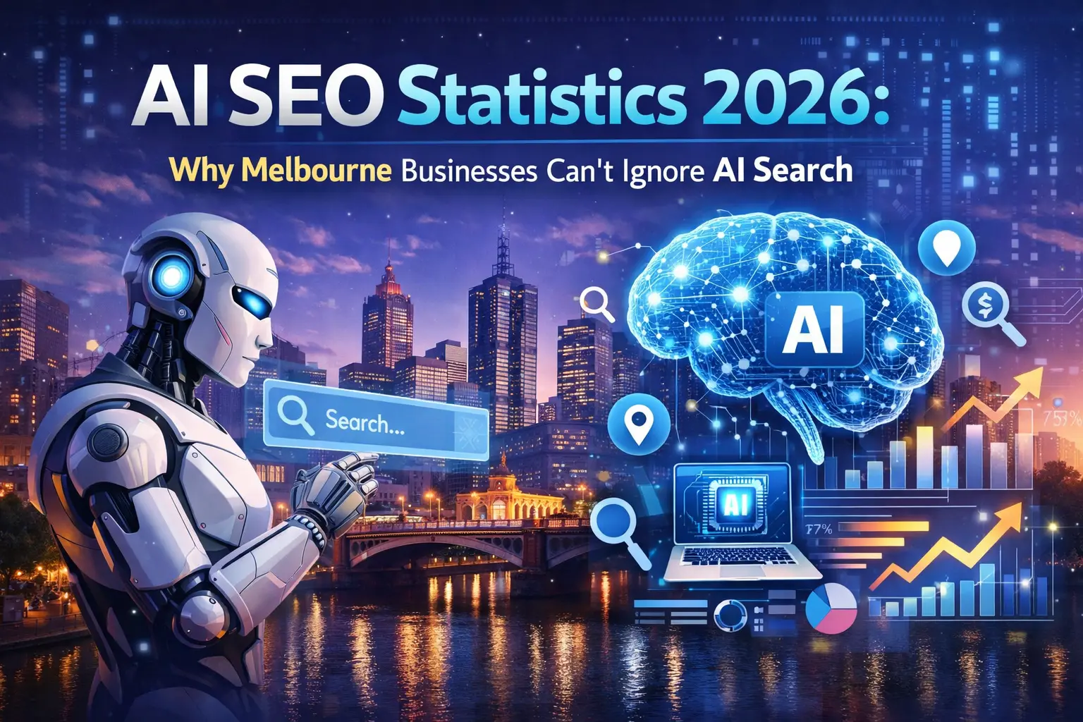 AI SEO Stats 2026 Infographics by SEO Agency Melbourne