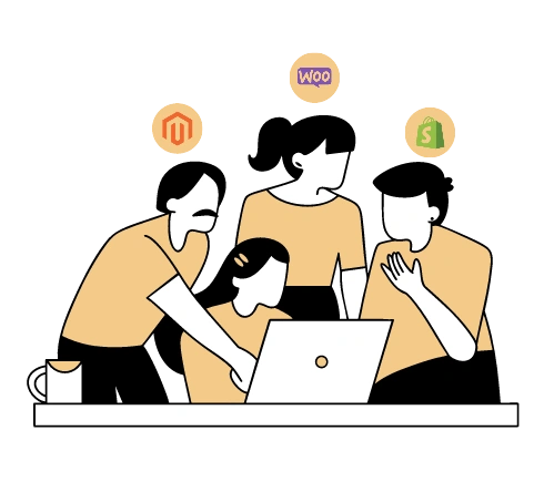 Ecommerce Platforms We Work With Ecommerce Platforms We Work With