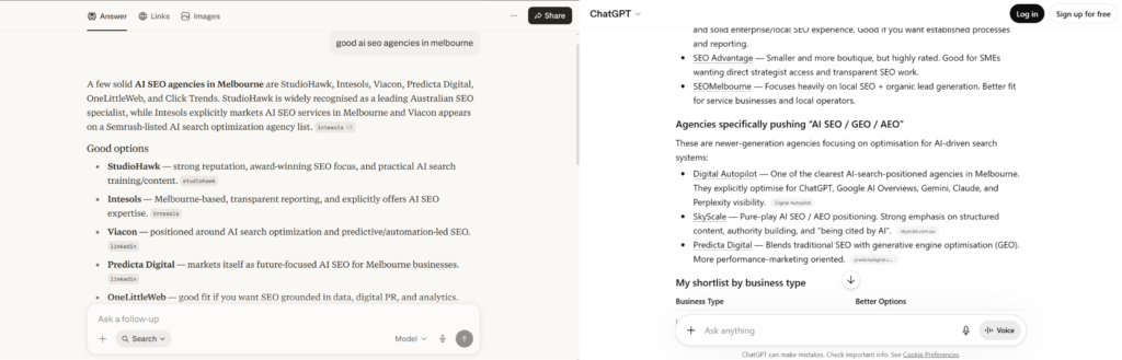 Chatgpt Vs Perplexity Ai