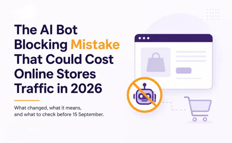 The AI Bot Blocking Mistake That Could Cost Online Stores Traffic In 2026